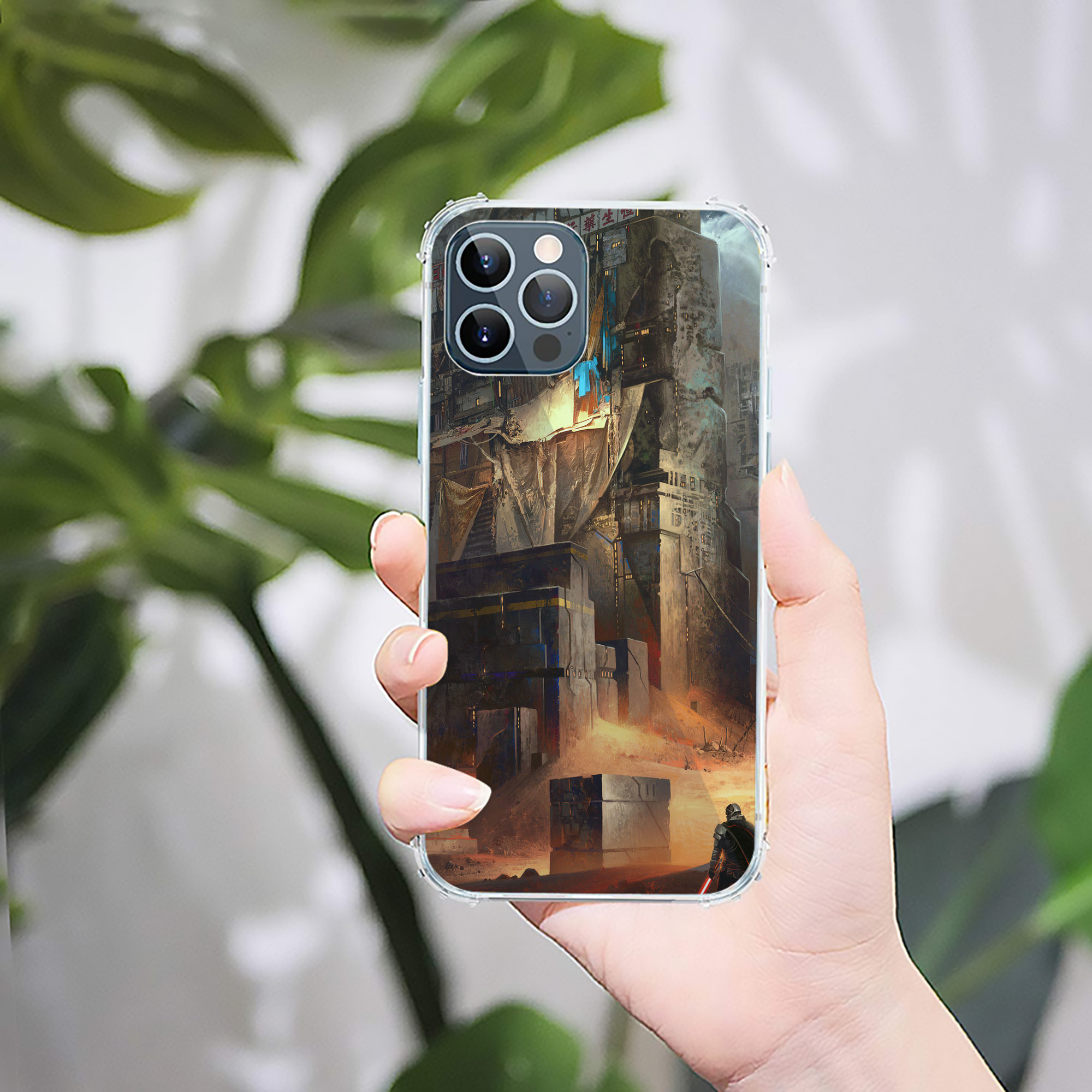 （画像用） スター・ウォーズ Star Wars 【iPhone 12シリーズ対応】透明スマホケース（クリアソフトケース）